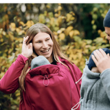 Mamalila Allrounder Softshell Babywearing Jacket Berry - Babywearing OuterwearLittle Zen One4251054511721