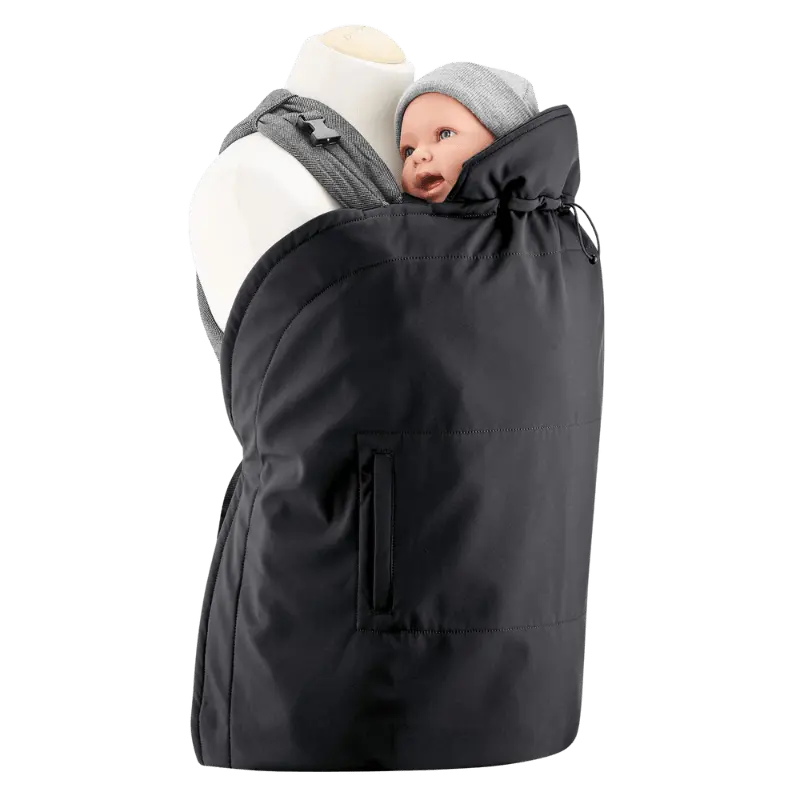 Mamalila Softshell Babywearing Cover Black - Babywearing OuterwearLittle Zen One4251054508011