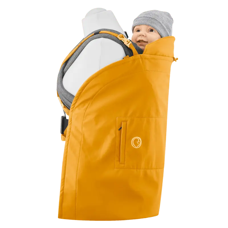 Mamalila Softshell Babywearing Cover Mustard Yellow - Babywearing OuterwearLittle Zen One4251054512025
