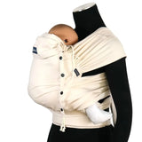 Natural White DidyKlick 4u by Didymos - Half Buckle CarrierLittle Zen One4048554403645
