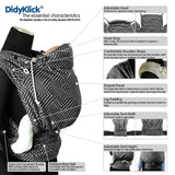 Ocean DidyKlick by Didymos - Half Buckle CarrierLittle Zen One4048554842659