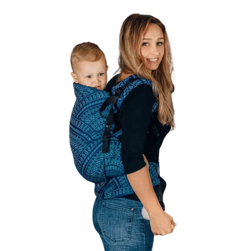 Peacocks Tail Provance Preschool Carrier by LennyLamb - Buckle CarrierLittle Zen One