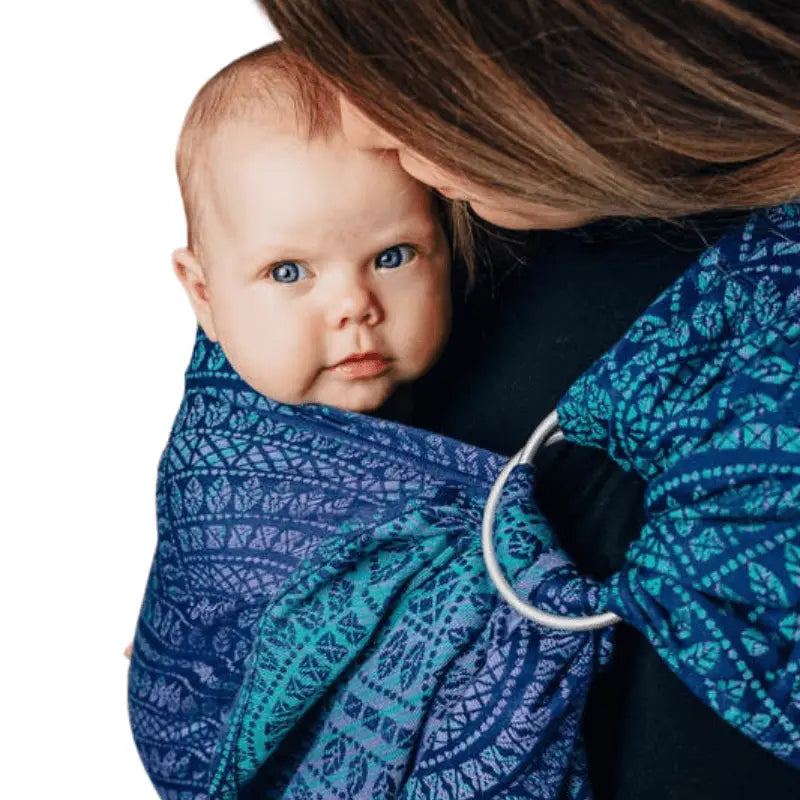 Peacocks Tail Provance Ring Sling by LennyLamb - Ring SlingLittle Zen One