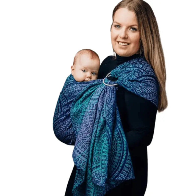 Peacocks Tail Provance Ring Sling by LennyLamb - Ring SlingLittle Zen One