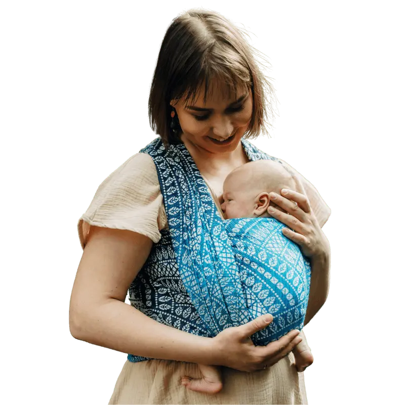 Peacocks Tail Sea Angel Woven Wrap by LennyLamb - Woven WrapLittle Zen One