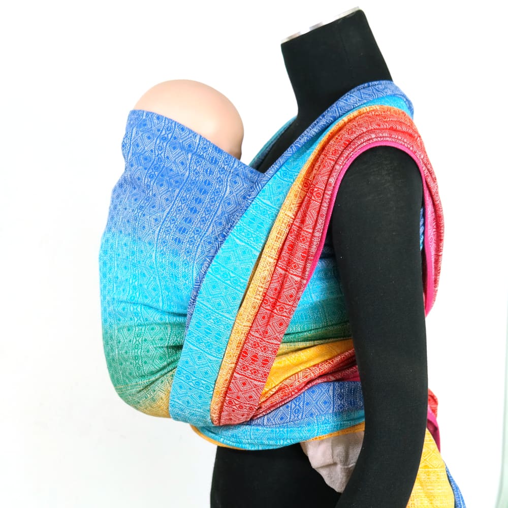 Prima Rainbow Tri blend 2022 Woven Wrap by Didymos Little Zen One