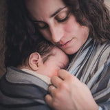 Waves Silver Woven Wrap by Didymos - Woven WrapLittle Zen One4048554446055