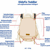 Doubleface Anthracite Toddler DidyFix by Didymos Didymos