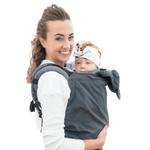 Babywearing Cover LennyLamb Softshell Grey LennyLamb