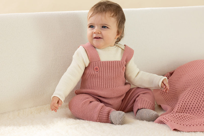 Disana Baby Sweater 100% Merino Wool Knit - Natural Disana