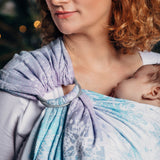 Glittering Snow Queen Ring Sling by LennyLamb LennyLamb at Little Zen One