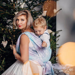 Glittering Snow Queen Woven Wrap by LennyLamb LennyLamb at Little Zen One