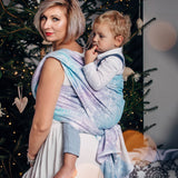Glittering Snow Queen Woven Wrap by LennyLamb LennyLamb at Little Zen One