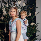 Glittering Snow Queen Woven Wrap by LennyLamb LennyLamb at Little Zen One