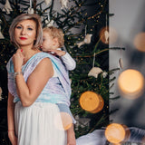 Glittering Snow Queen Woven Wrap by LennyLamb LennyLamb at Little Zen One