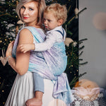 Glittering Snow Queen Woven Wrap by LennyLamb LennyLamb at Little Zen One