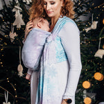 Glittering Snow Queen Woven Wrap by LennyLamb LennyLamb at Little Zen One