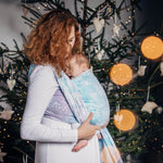 Glittering Snow Queen Woven Wrap by LennyLamb LennyLamb at Little Zen One