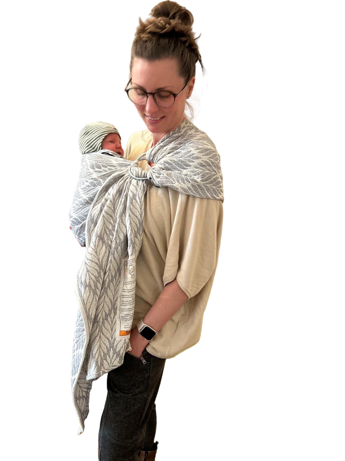 Trias Whisper DidySling Ring Sling by Didymos Didymos at Little Zen One