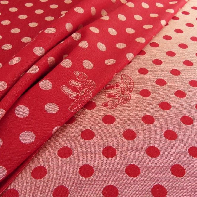 Red dots silk DidySling Ring Sling by Didymos Didymos at Little Zen One