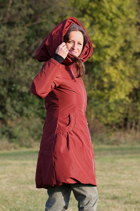 Angel Wings Babywearing Winter Coat Brick Angel Wings