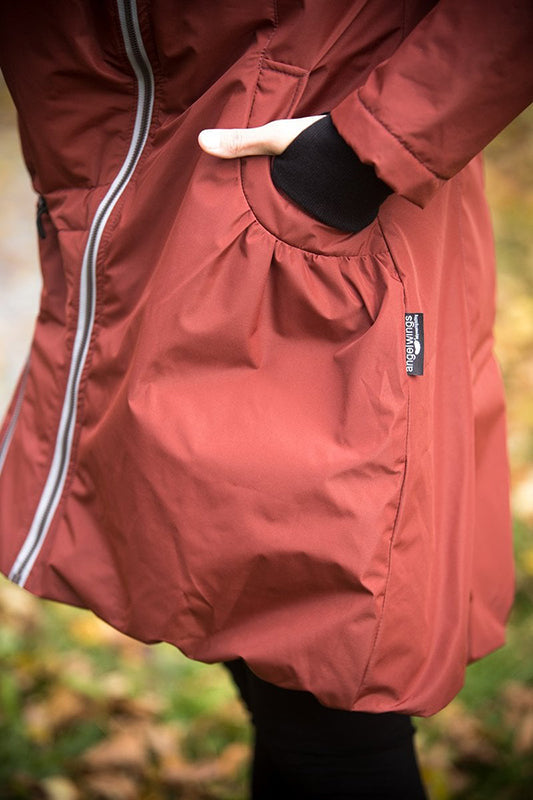 Angel Wings Babywearing Winter Coat Brick Angel Wings