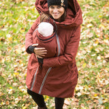 Angel Wings Babywearing Winter Coat Brick Angel Wings