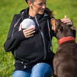 Angel Wings Babywearing Hoodie Black Angel Wings at Little Zen One