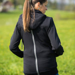 Angel Wings Babywearing Hoodie Black Angel Wings at Little Zen One