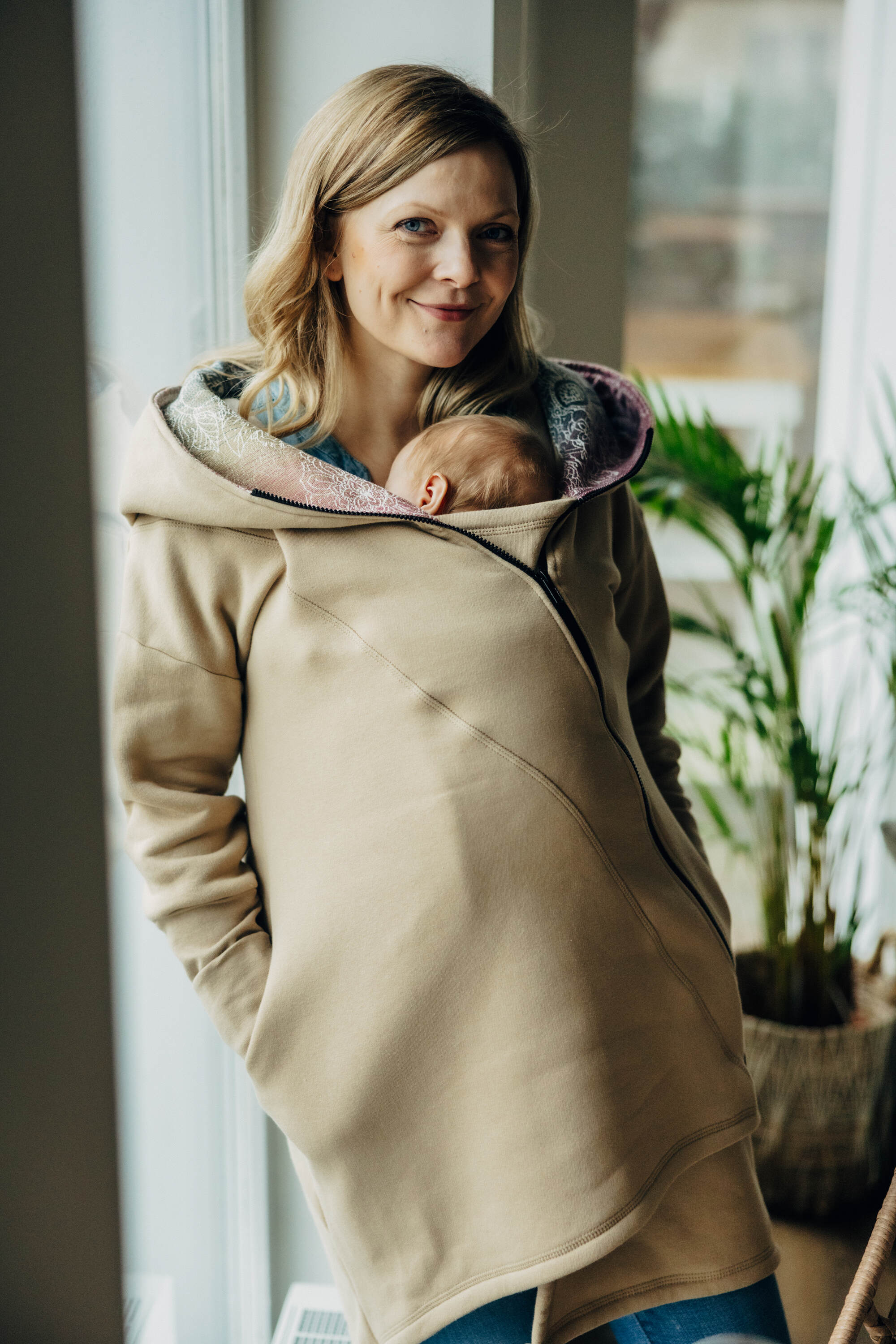 Babywearing Hoodie Wild Wine Vineyard by LennyLamb LennyLamb
