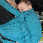 Mystic Petrol 1975 Woven Wrap by Didymos Didymos at Little Zen One
