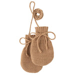 Disana Baby Gloves Merino Wool Knit - Caramel Disana