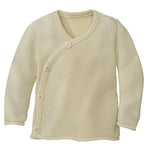 Disana Baby Jacket Merino Wool Knit - Natural Disana