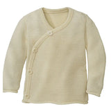 Disana Baby Jacket Merino Wool Knit - Natural Disana