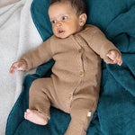 Disana Baby Overall Merino Wool Knit - Caramel Disana