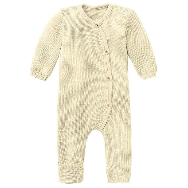 Disana Baby Overall Merino Wool Knit - Natural Disana