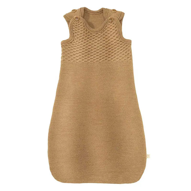 Disana Baby Sleeping Bag Merino Wool Knit - Caramel Disana