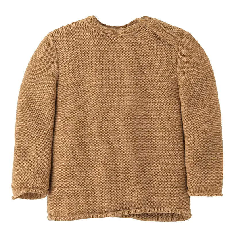 Disana Baby Sweater Merino Wool Knit - Caramel Disana