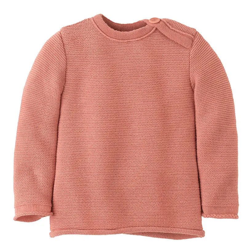 Disana Baby Sweater Merino Wool Knit - Soft Pink Disana