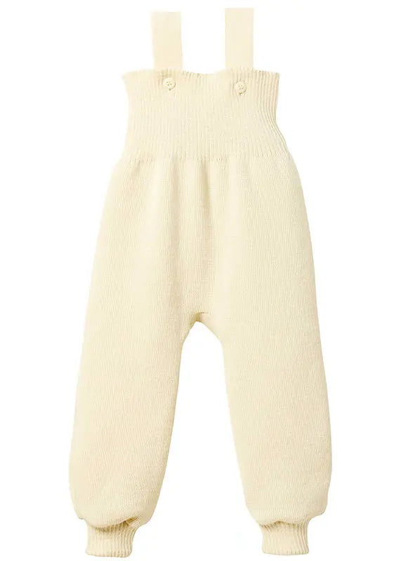 Disana Baby Trousers Merino Wool Knit - Natural Disana