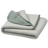 Disana Doubleface Baby Blanket Merino Wool Knit - Jade Natural Disana
