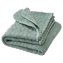 Disana Ajour Knit Baby Blanket Organic Merino Wool – Jade Disana at Little Zen One