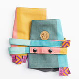 Pastels Drool Pads & Reach Straps by LennyLamb