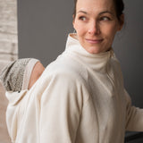 Mamalila Basel Off-White Fleece Maternity and Babywearing Jacket