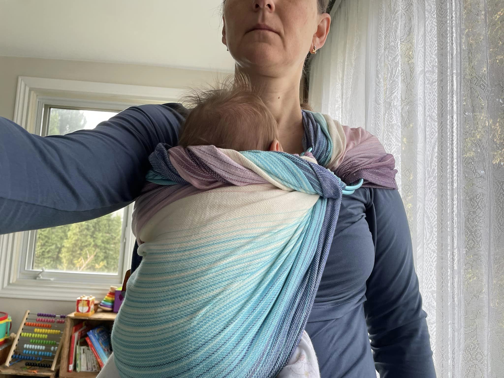 Candy Clouds Ring Sling by Girasol Girasol at Little Zen One