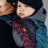 Peacock's Tail Black Opal Toddler Onbuhimo PRO by LennyLamb