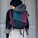 Peacock's Tail Black Opal Toddler Onbuhimo PRO by LennyLamb
