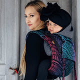 Peacock's Tail Black Opal Toddler Onbuhimo PRO by LennyLamb