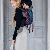 Peacock's Tail Black Opal Toddler Onbuhimo PRO by LennyLamb