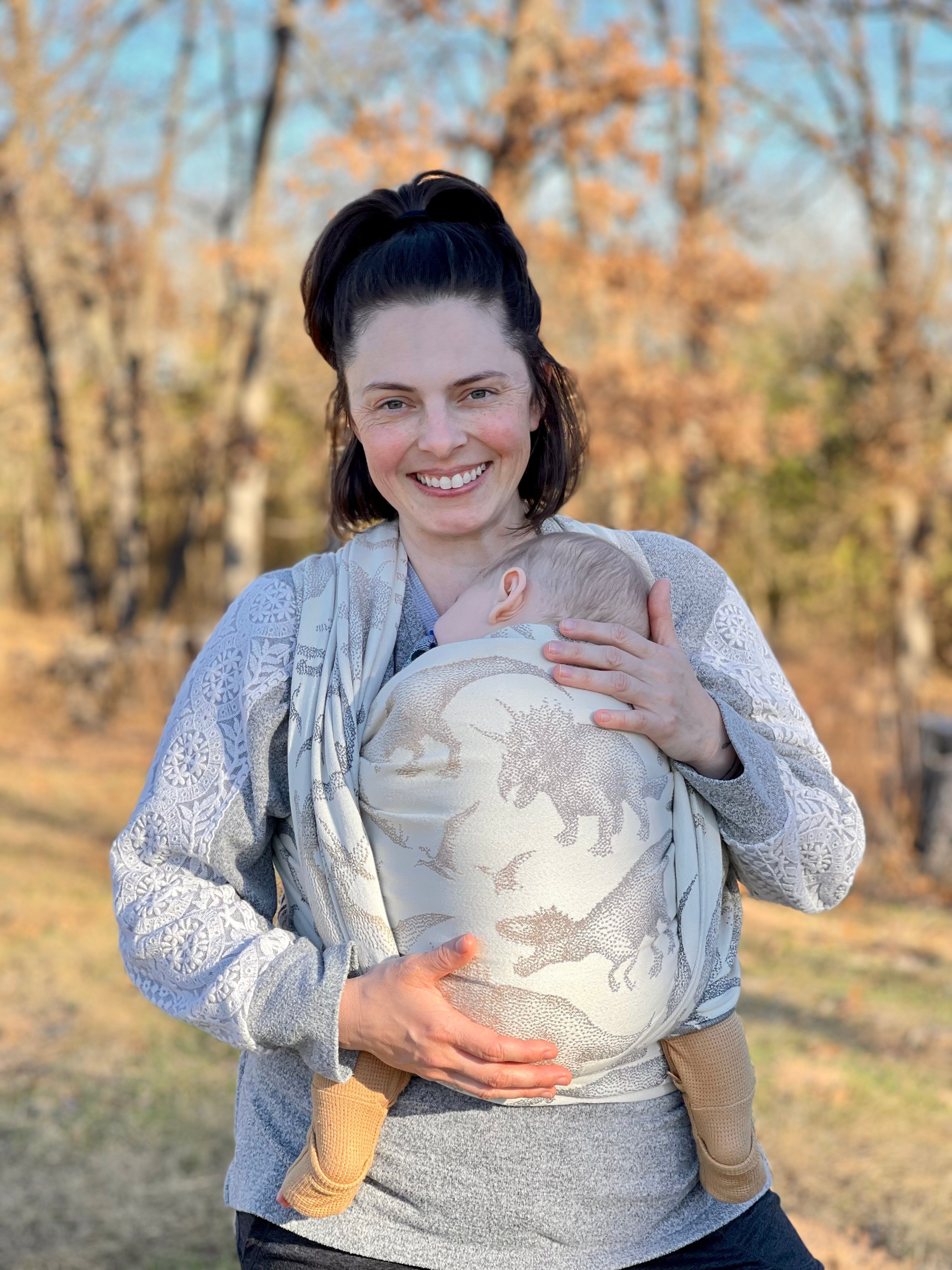 Jurassic Park Ice Desert Woven Wrap by LennyLamb LennyLamb at Little Zen One